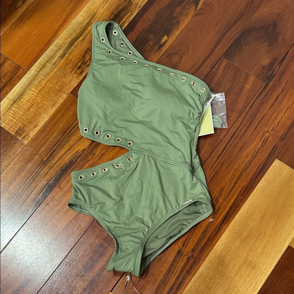 Michael Kors Army Green Swimsuit